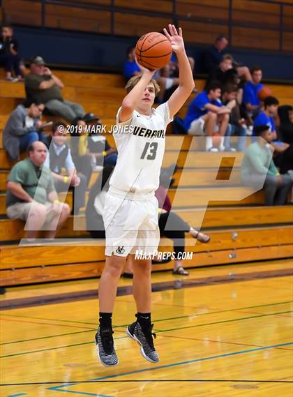 Thumbnail 3 in Verrado vs. Glendale Prep Academy (Sunnyslope Hoopsgiving Basketball Tournament) photogallery.