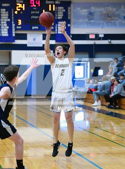 Thumbnail 2 in Verrado vs. Glendale Prep Academy (Sunnyslope Hoopsgiving Basketball Tournament) photogallery.