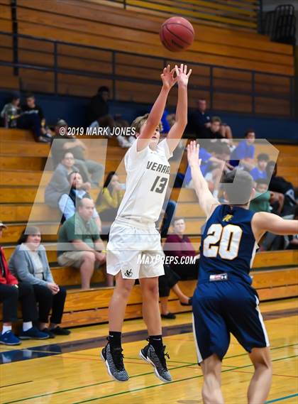 Thumbnail 1 in Verrado vs. Glendale Prep Academy (Sunnyslope Hoopsgiving Basketball Tournament) photogallery.