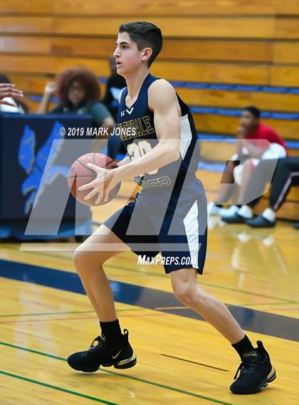 Thumbnail 3 in Verrado vs. Glendale Prep Academy (Sunnyslope Hoopsgiving Basketball Tournament) photogallery.