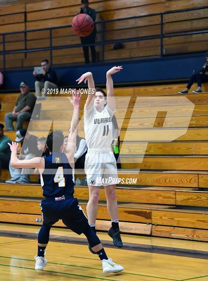 Thumbnail 3 in Verrado vs. Glendale Prep Academy (Sunnyslope Hoopsgiving Basketball Tournament) photogallery.