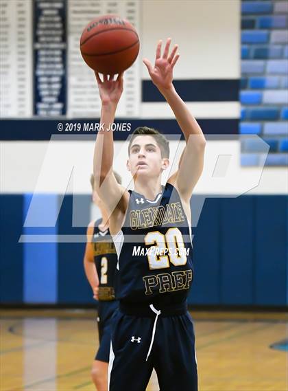 Thumbnail 1 in Verrado vs. Glendale Prep Academy (Sunnyslope Hoopsgiving Basketball Tournament) photogallery.