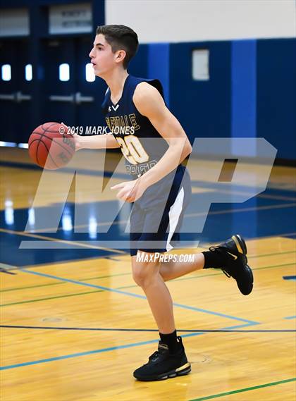 Thumbnail 3 in Verrado vs. Glendale Prep Academy (Sunnyslope Hoopsgiving Basketball Tournament) photogallery.