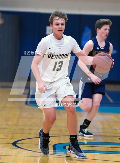 Thumbnail 1 in Verrado vs. Glendale Prep Academy (Sunnyslope Hoopsgiving Basketball Tournament) photogallery.