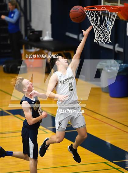 Thumbnail 1 in Verrado vs. Glendale Prep Academy (Sunnyslope Hoopsgiving Basketball Tournament) photogallery.