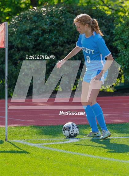 Thumbnail 2 in King's Ridge Christian vs. Lovett (GHSA Private Round 1) photogallery.