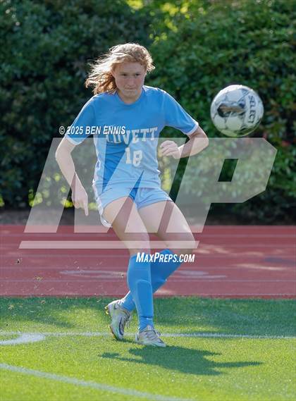 Thumbnail 1 in King's Ridge Christian vs. Lovett (GHSA Private Round 1) photogallery.