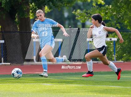 Thumbnail 1 in King's Ridge Christian vs. Lovett (GHSA Private Round 1) photogallery.