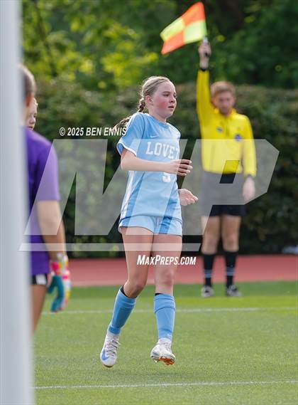 Thumbnail 3 in King's Ridge Christian vs. Lovett (GHSA Private Round 1) photogallery.
