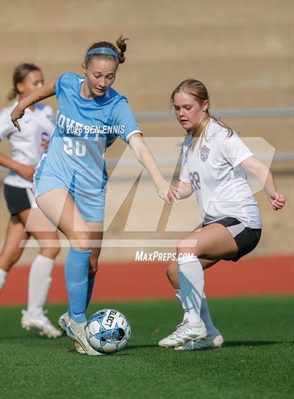 Thumbnail 2 in King's Ridge Christian vs. Lovett (GHSA Private Round 1) photogallery.