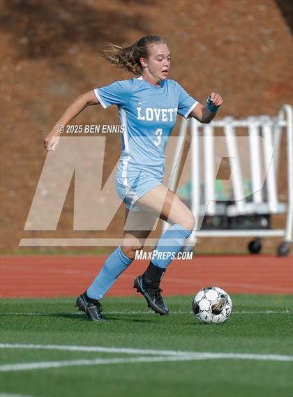 Thumbnail 1 in King's Ridge Christian vs. Lovett (GHSA Private Round 1) photogallery.