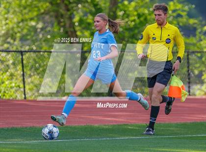 Thumbnail 1 in King's Ridge Christian vs. Lovett (GHSA Private Round 1) photogallery.
