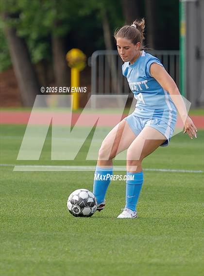 Thumbnail 2 in King's Ridge Christian vs. Lovett (GHSA Private Round 1) photogallery.