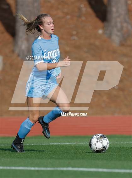Thumbnail 2 in King's Ridge Christian vs. Lovett (GHSA Private Round 1) photogallery.