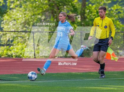 Thumbnail 3 in King's Ridge Christian vs. Lovett (GHSA Private Round 1) photogallery.