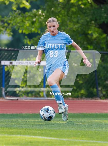 Thumbnail 2 in King's Ridge Christian vs. Lovett (GHSA Private Round 1) photogallery.