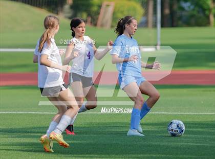 Thumbnail 3 in King's Ridge Christian vs. Lovett (GHSA Private Round 1) photogallery.