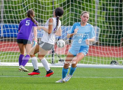 Thumbnail 1 in King's Ridge Christian vs. Lovett (GHSA Private Round 1) photogallery.