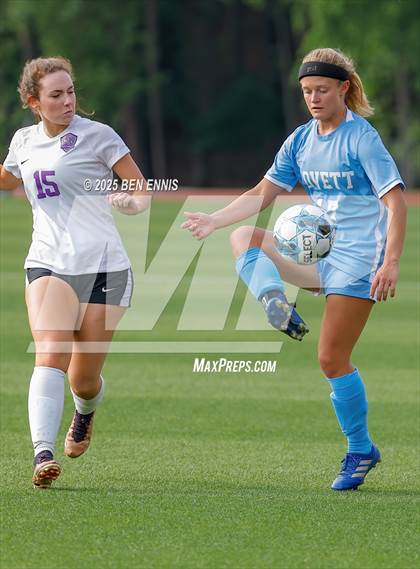 Thumbnail 3 in King's Ridge Christian vs. Lovett (GHSA Private Round 1) photogallery.