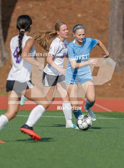 Thumbnail 2 in King's Ridge Christian vs. Lovett (GHSA Private Round 1) photogallery.