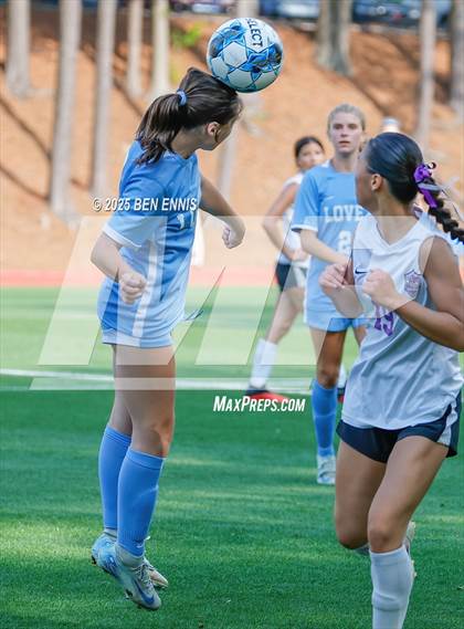 Thumbnail 1 in King's Ridge Christian vs. Lovett (GHSA Private Round 1) photogallery.