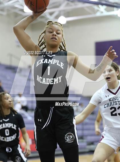 Thumbnail 3 in King's Christian vs Example Academy (OGBR Classic in the City) photogallery.