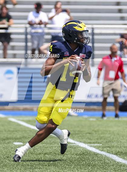 Thumbnail 1 in National Football Foundation All-Star Classic - NYC vs Long Island (1st half photos) photogallery.