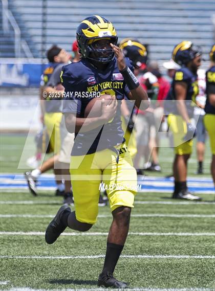 Thumbnail 1 in National Football Foundation All-Star Classic - NYC vs Long Island (1st half photos) photogallery.