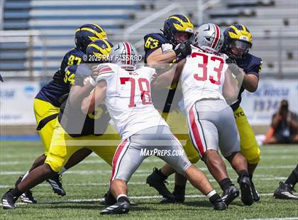 Thumbnail 1 in National Football Foundation All-Star Classic - NYC vs Long Island (1st half photos) photogallery.