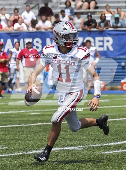Thumbnail 1 in National Football Foundation All-Star Classic - NYC vs Long Island (1st half photos) photogallery.