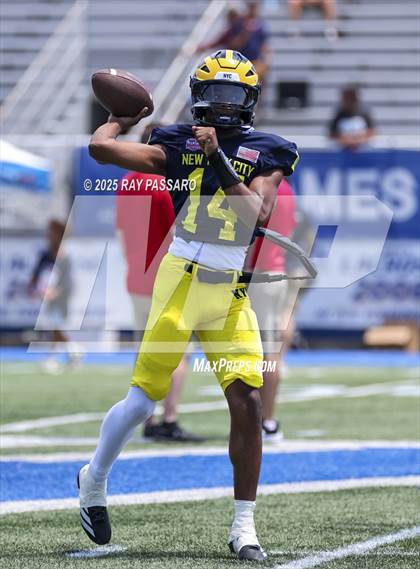 Thumbnail 1 in National Football Foundation All-Star Classic - NYC vs Long Island (1st half photos) photogallery.
