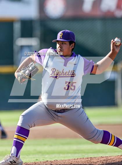 Thumbnail 2 in Righetti @ Buchanan (CIF Central Section 1st Round) photogallery.