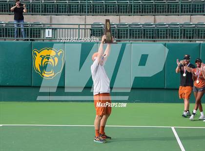 Thumbnail 2 in The Woodlands vs Round Rock Westwood (UIL 6A Team Tennis Final) <B>Only One Team</B> photogallery.