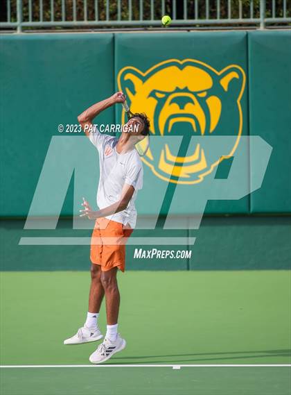 Thumbnail 1 in Round Rock Westwood vs Houston Memorial (UIL 6A Team Tennis Final) photogallery.