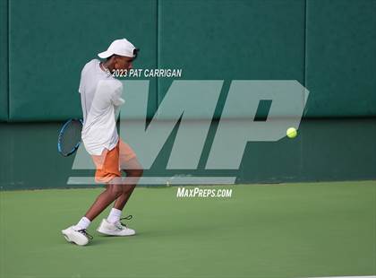Thumbnail 2 in Round Rock Westwood vs Houston Memorial (UIL 6A Team Tennis Final) photogallery.