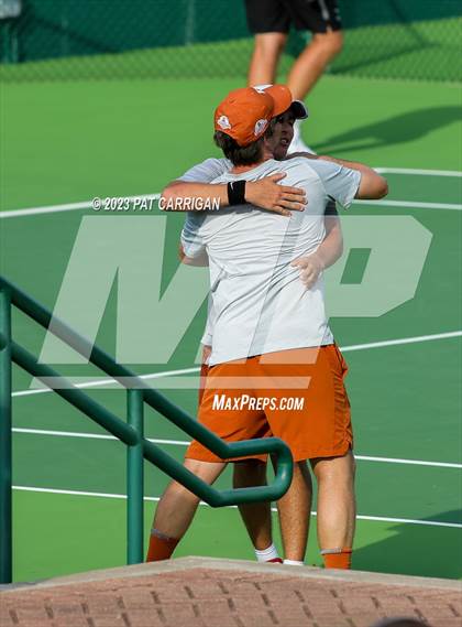 Thumbnail 3 in Round Rock Westwood vs Houston Memorial (UIL 6A Team Tennis Final) photogallery.