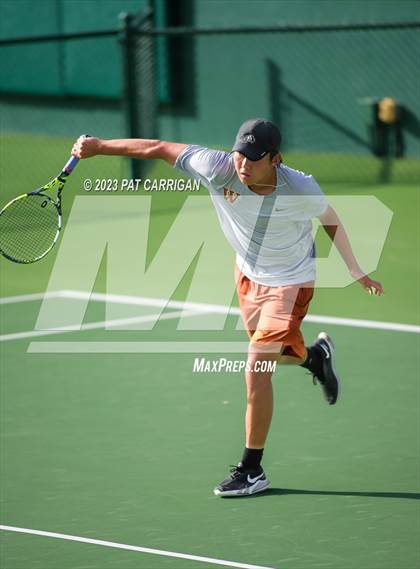 Thumbnail 1 in Round Rock Westwood vs Houston Memorial (UIL 6A Team Tennis Final) photogallery.