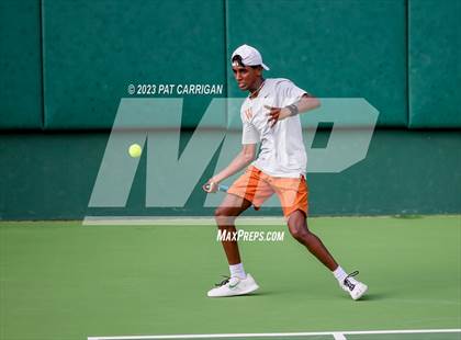 Thumbnail 1 in Round Rock Westwood vs Houston Memorial (UIL 6A Team Tennis Final) photogallery.