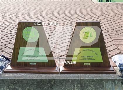 Thumbnail 1 in Round Rock Westwood vs Houston Memorial (UIL 6A Team Tennis Final) photogallery.