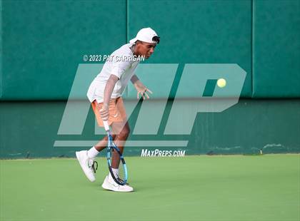 Thumbnail 3 in Round Rock Westwood vs Houston Memorial (UIL 6A Team Tennis Final) photogallery.