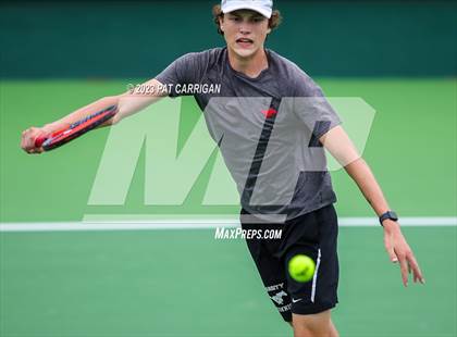 Thumbnail 2 in Round Rock Westwood vs Houston Memorial (UIL 6A Team Tennis Final) photogallery.