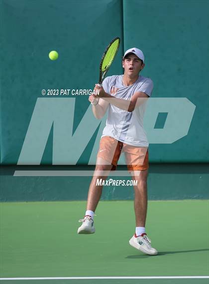 Thumbnail 2 in Round Rock Westwood vs Houston Memorial (UIL 6A Team Tennis Final) photogallery.