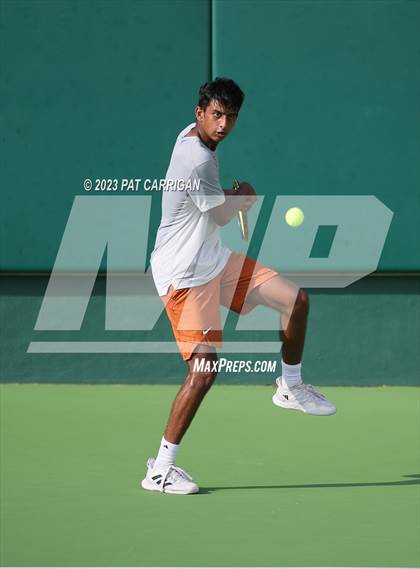 Thumbnail 1 in Round Rock Westwood vs Houston Memorial (UIL 6A Team Tennis Final) photogallery.