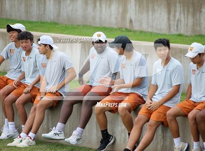 Thumbnail 3 in Round Rock Westwood vs Houston Memorial (UIL 6A Team Tennis Final) photogallery.