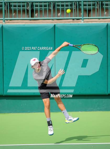 Thumbnail 2 in Round Rock Westwood vs Houston Memorial (UIL 6A Team Tennis Final) photogallery.