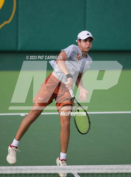 Thumbnail 3 in Round Rock Westwood vs Houston Memorial (UIL 6A Team Tennis Final) photogallery.