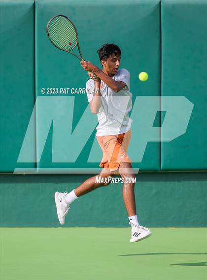 Thumbnail 2 in Round Rock Westwood vs Houston Memorial (UIL 6A Team Tennis Final) photogallery.