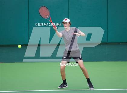 Thumbnail 3 in Round Rock Westwood vs Houston Memorial (UIL 6A Team Tennis Final) photogallery.