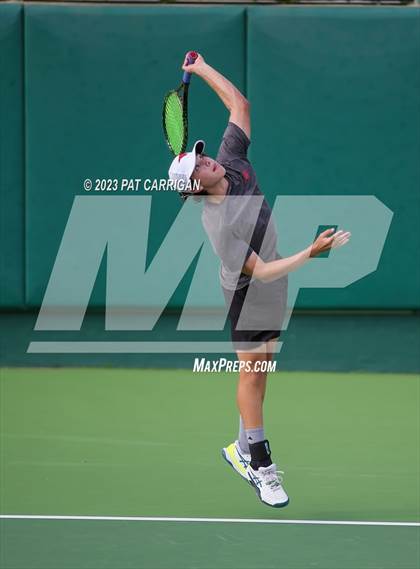 Thumbnail 1 in Round Rock Westwood vs Houston Memorial (UIL 6A Team Tennis Final) photogallery.