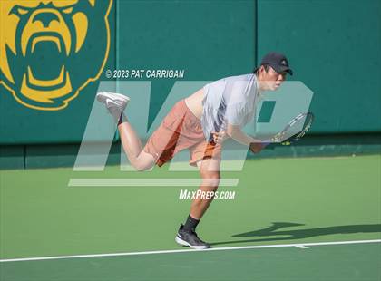Thumbnail 2 in Round Rock Westwood vs Houston Memorial (UIL 6A Team Tennis Final) photogallery.
